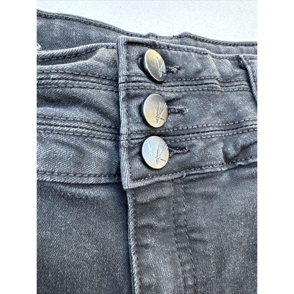 KanCan Signature Buckle Exclusive Black Jeans Size 32‎ Style#VBK1401A Cut#6375 - Picture 3 of 7